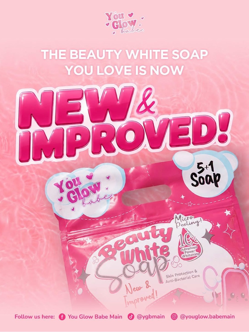 Beauty White Soap - Pink Brightening Cleanser